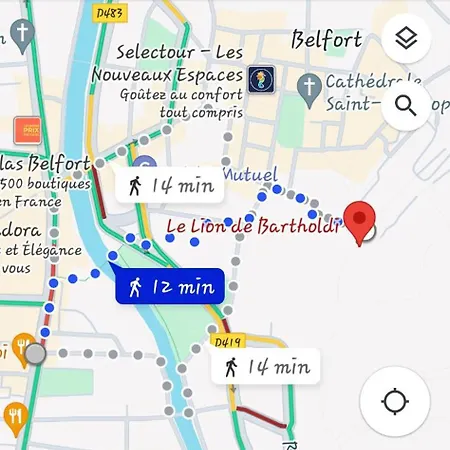 Le Central - Wifi Netflix - Coeur De Ville Belfort Exterior foto